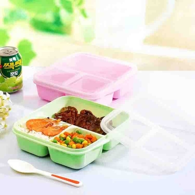 Compartimento reusável Bento Lunch Box 1000ml dos PP 3