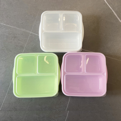 Compartimento reusável Bento Lunch Box 1000ml dos PP 3