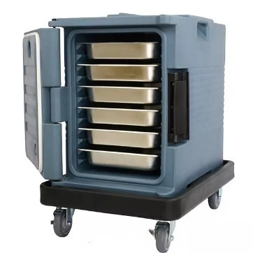 O plutônio do PE isolou a caixa térmica 90L de Pan Carrier Plastic Food Warmer do alimento
