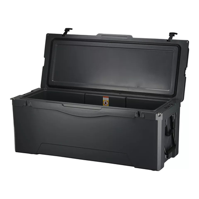caixa mais fresca das rodas dos produtos de 180L Rotomoulded para o refrigerador do recipiente de alimento do armazenamento de gelo
