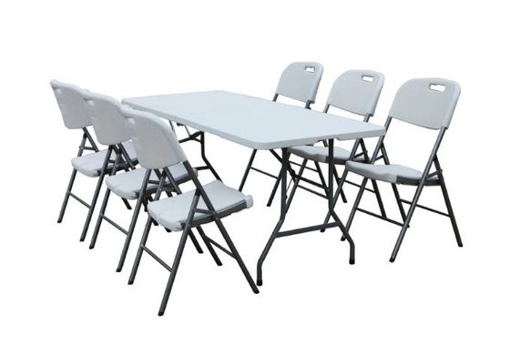 Tabela de dobradura de acampamento portátil exterior do partido de jardim da mesa de jantar