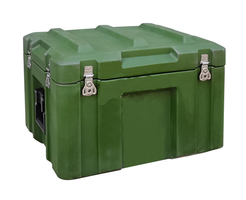 Caixa de armazenamento plástica impermeável de Rotomolded, recipiente de armazenamento militar de LLDPE