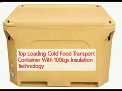 Container de transporte de alimentos frios com tecnologia de isolamento de 100 kg